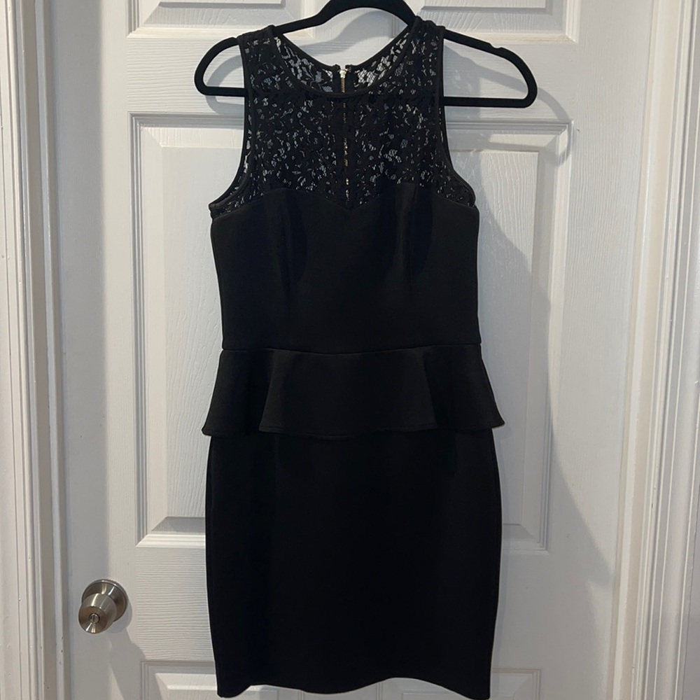 Peplum black Guess dress